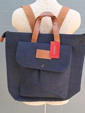 GUESS Backpack denim Jean Blue